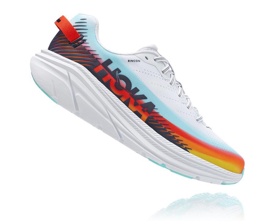 Zapatillas Running Hoka One One Hombre - Ironman Rincon 2 - Blancas/Azules - FZT742513